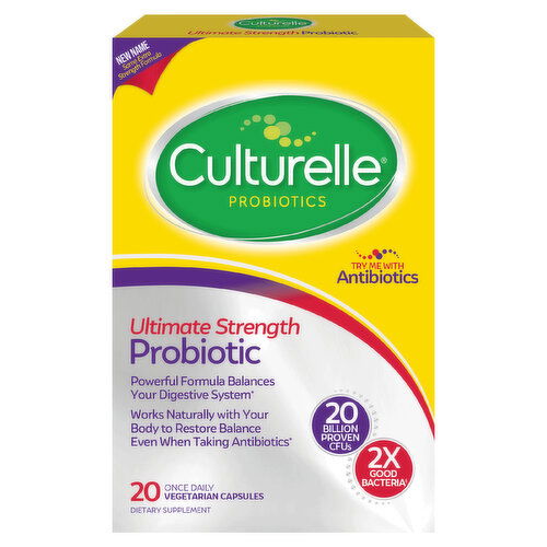 Culturelle Vegetarian Capsules Ultimate Strength Probiotic