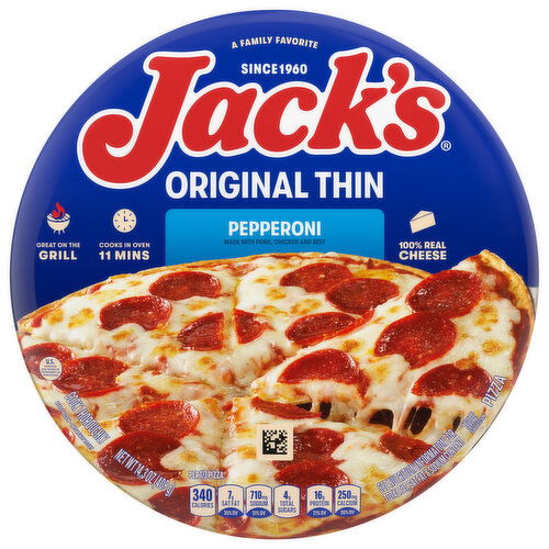 Jack's Pizza, Original Thin, Pepperoni