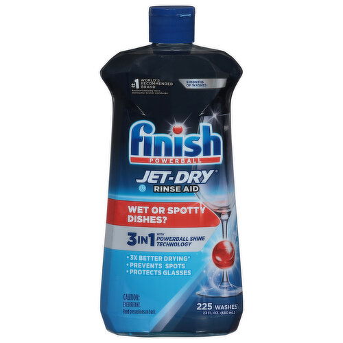 Finish Rinse Aid, Jet-Dry