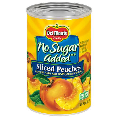 Del Monte No Sugar Added Sliced Peaches