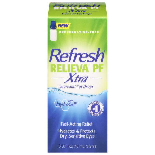 Refresh Relieva PF Lubricant Eye Drops, Xtra