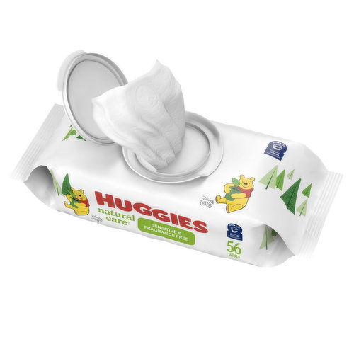 Huggies Natural Care Natural Care Sensitive Unscented Baby Wipes