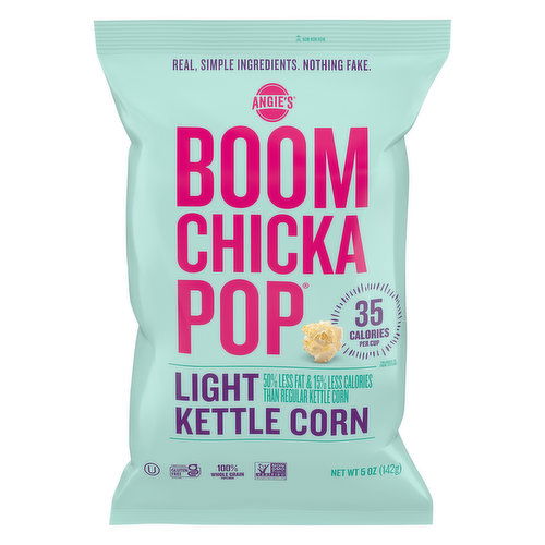 Angie's Boomchickapop Kettle Corn, Light