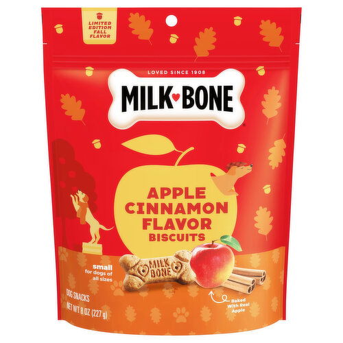 Milk-Bone Dog Snacks, Biscuits, Apple Cinnamon Flavor