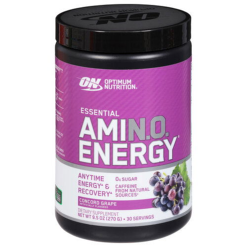 Optimum Nutrition Amino Energy, Essential, Concord Grape