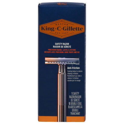 King C Gillette Safety Razor