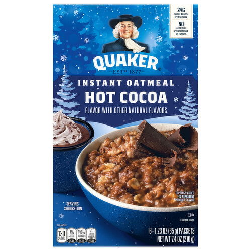 Quaker Instant Hot Cocoa Oatmeal