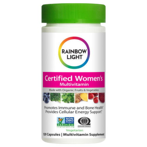Rainbow Light Multivitamin Supplement, Certified Women's, Vegetarian