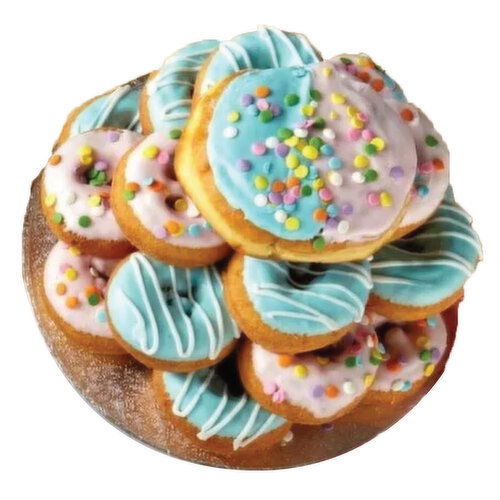 Cub Gender Reveal Donut Cake