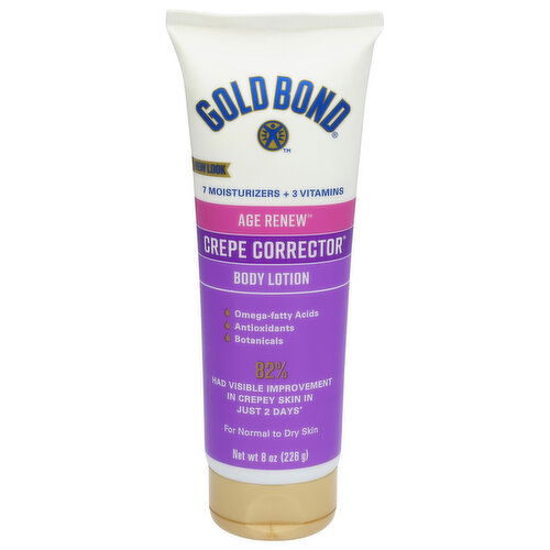 Gold Bond Age Renew Body Lotion, Crepe Corrector