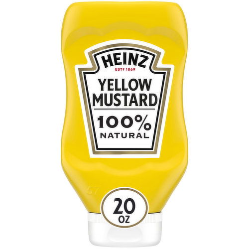 Heinz 100% Natural Yellow Mustard