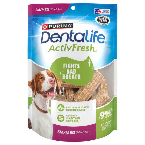 DentaLife ActivFresh Dog Chews, Daily Oral Care, Small/Medium