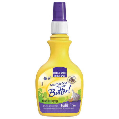 I Can't Believe It's Not Butter! Buttery Spray, Garlic Flavor