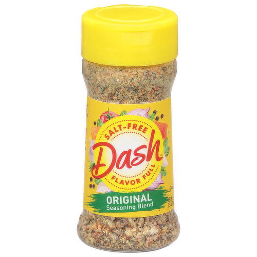 Dash Dash Salt-Free Original Seasoning Blend, Kosher, 2.5 OZ