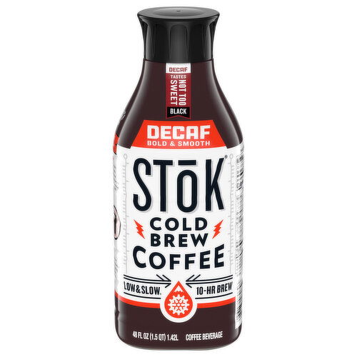 Stok Decaf Cold Brew Bold & Smooth Black Coffee Beverage