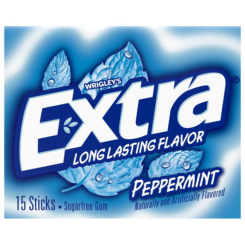 Extra Gum, Sugar Free, Peppermint