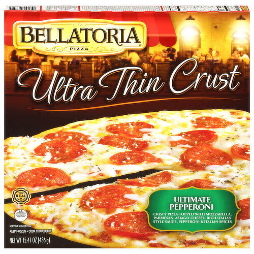 Bellatoria Ultra Thin Crust Ultimate Pepperoni Pizza