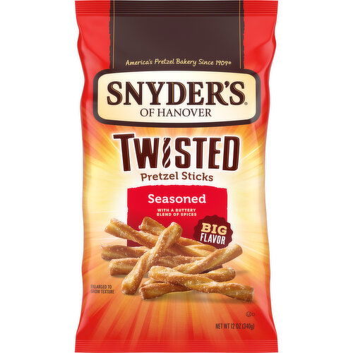 Snyder's of Hanover® Twisted Seasoned Twisted Pretzel Sticks