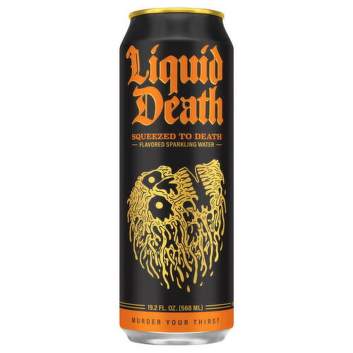 Liquid Death Squeezed to Death Sparkling Water