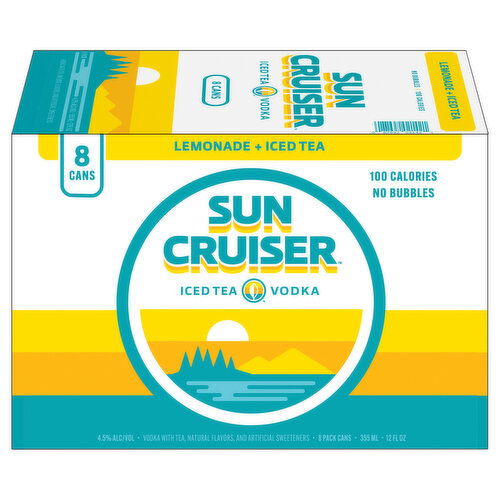 Sun Cruiser Vodka, Lemonade + Iced Tea