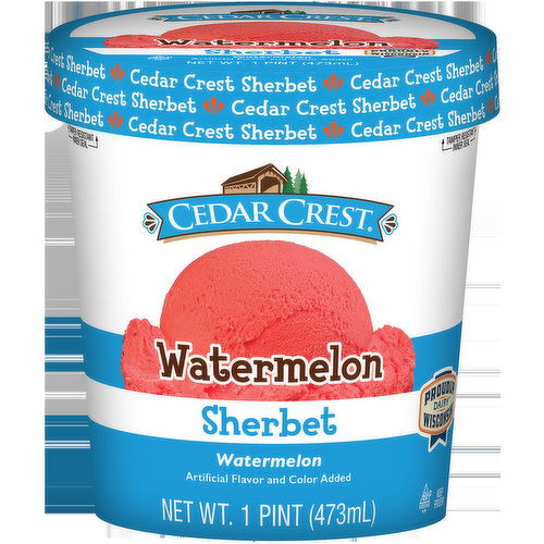 Cedar Crest Watermelon Sherbet