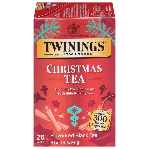 Twinings Black Tea, Christmas Tea, Tea Bags