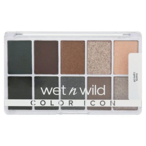 Wet n Wild Coloricon Eyeshadow, 10-Pan Palette, Lights Off 1114076