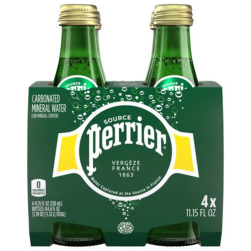 Perrier Mineral Water, Carbonated