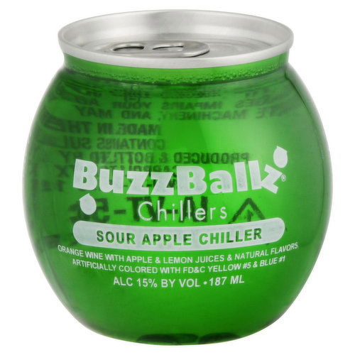 BuzzBallz Chillers, Sour Apple