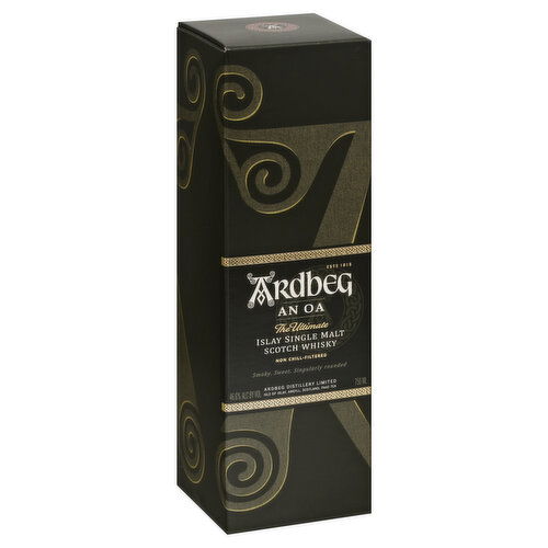 Ardbeg Scotch Whisky, Islay Single Malt
