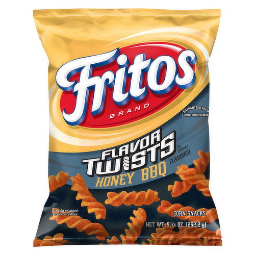 Fritos Flavor Twists Corn Snacks, Honey BBQ Flavored