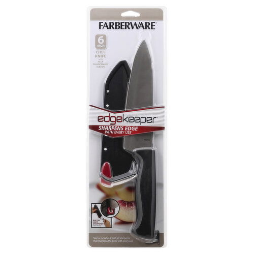 Farberware Edge Keeper Chef Knife, 6 Inch