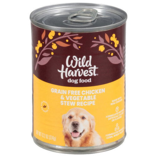 Wild Harvest Dog Food, Grain Free, Chicken & Vegetable Stew Recipe