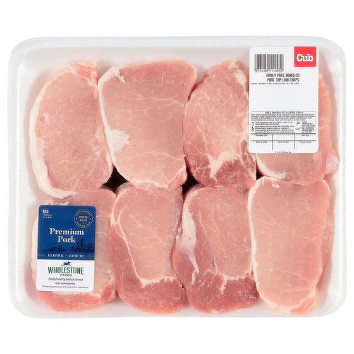 Cub Boneless Pork Loin Chops Family Pack