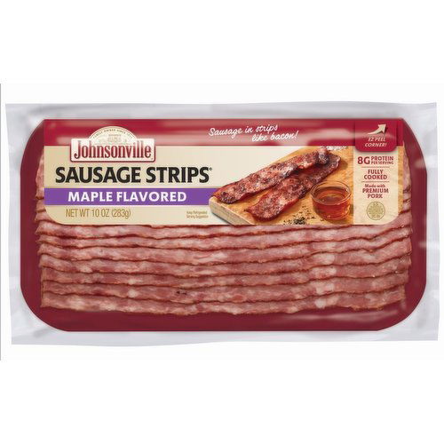 Johnsonville Smokey Maple Sausage Strips