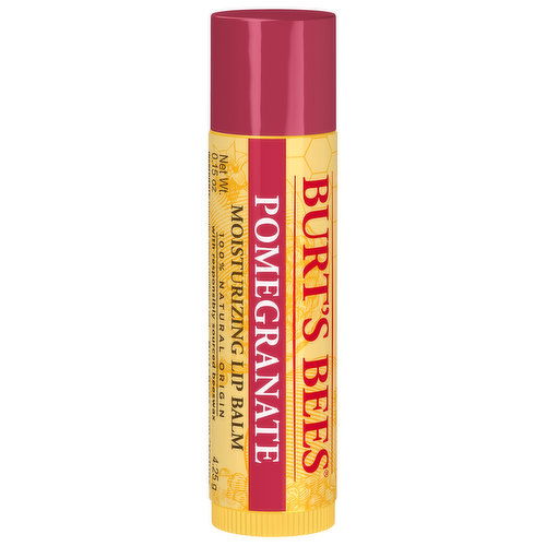 Burt's Bees Moisturizing Lip Balm, Pomegranate