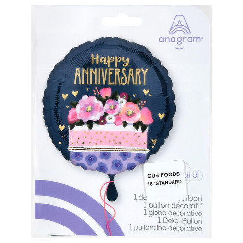 Anagram Anniversary Standard Decorative Balloon