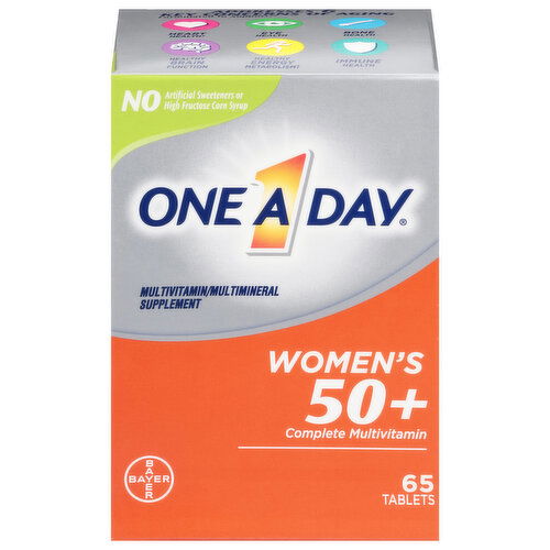 One A Day Multivitamin/Multimineral, Complete, Women's 50+, Tablets