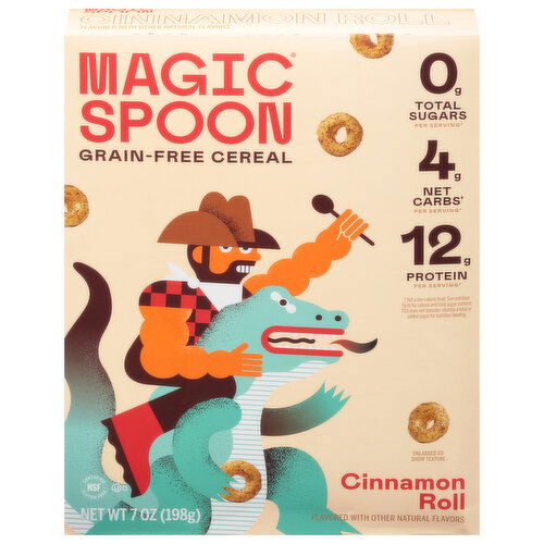 Magic Spoon Cereal, Grain-Free, Cinnamon Roll