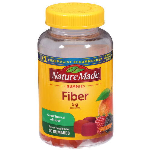 Nature Made Fiber, 5 g, Orange & Mixed Berry