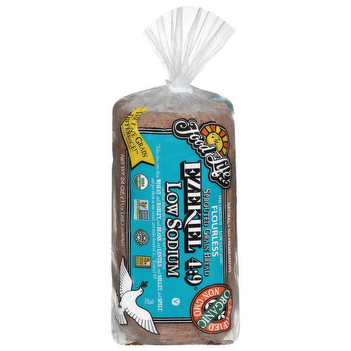 Food for Life Ezekiel 4:9 Low Sodium Flourless Sprouted Grain Bread