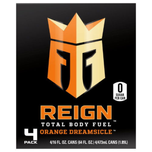 Reign Total Body Fuel Energy Drink, Orange Dreamsicle