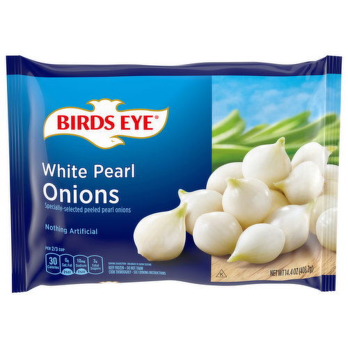 Birds Eye White Pearl Onions, Peeled Frozen Vegetables