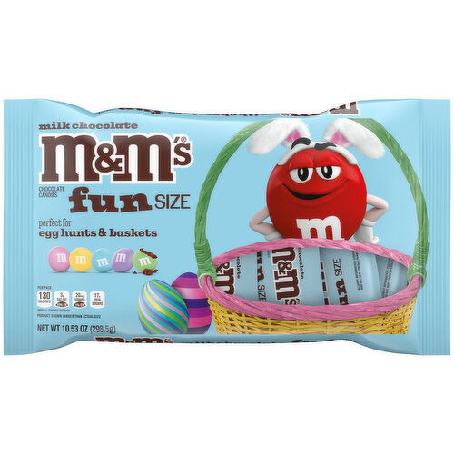 M&M'S M&M'S Milk Chocolate Fun Size Easter Basket Stuffers, 10.53 Oz Bag