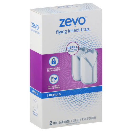 Zevo Insect Trap Refill Cartridges, Flying