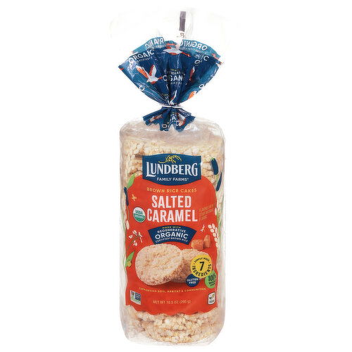 Lundberg Family Farms Organic Salted Caramel Brown Rice Cakes