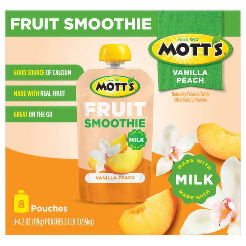 Mott's Fruit Smoothie, Vanilla Peach