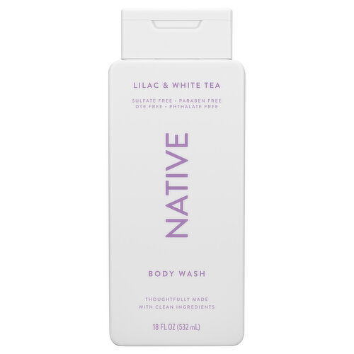 Native Body Wash, Lilac & White Tea