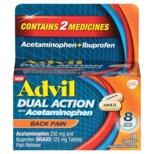 Advil Back Pain, Dual Action