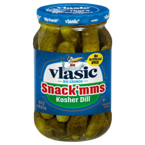 Vlasic Snack'mms Pickles, Kosher Dill